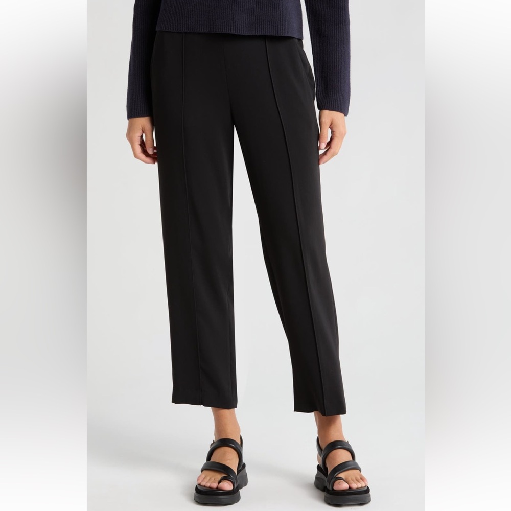 New! Vince SAGE GREEN Pull-On Tapered Pants L